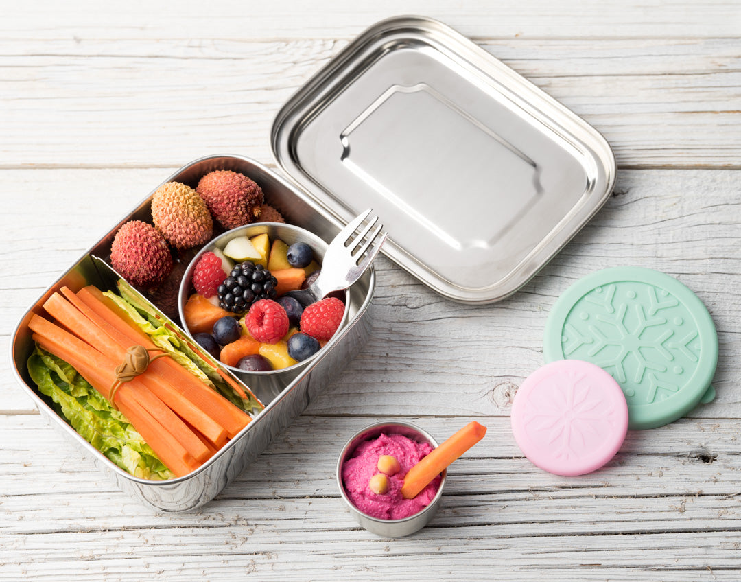 LEKKABOX Midi – pojemnik 200 ml na dipy i przekąski, szczelny, stal nierdzewna, BPA free, łatwy do mycia i mrożenia