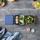 Kwadratowy dwukomorowy lunchbox wielorazowy Monbento Square o pojemności 1700 ml