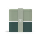 Monbento Square Natural Green – francuski lunchbox 1,7 l z dwoma pojemnikami i separatorem. Szczelny, trwały i bez BPA. Idealny do pracy, szkoły i podróży, kolor: zielony