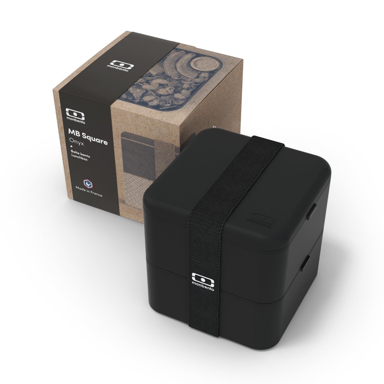 Monbento Square Onyx 1,7l – solidne pudełko bento wolne od BPA