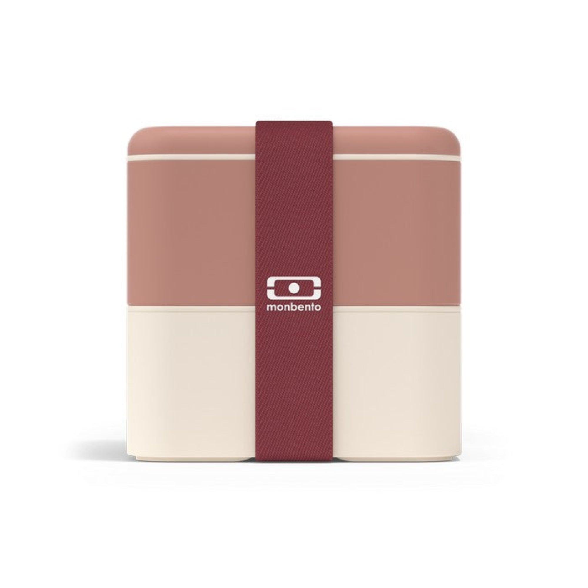Monbento Square Pink Moka – francuski lunchbox 1,7 l z dwoma pojemnikami i separatorem. Szczelny, trwały i bez BPA. Idealny do pracy, szkoły i podróży, kolor: różowy