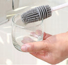 Szczotka do czyszczenia butelek Wessper - silikonowa, do mycia butelek i kubków, wygodna rączka, nie chłoni zapachów i smaków