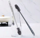 Szczotka do czyszczenia butelek Wessper - silikonowa, do mycia butelek i kubków, wygodna rączka, nie chłoni zapachów i smaków