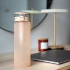 Wessper ActiveMax Glass 680 ml Beige – szklana butelka filtrująca, filtr węglowy, szkło borokrzemowe, ekologiczna, stylowa, bez BPA, kolor: beżowa