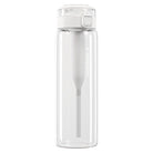 Wessper ActiveMax Glass 680 ml Transparent – szklana butelka filtrująca, filtr węglowy, szkło borokrzemowe, ekologiczna, stylowa, bez BPA, kolor: przezroczysta