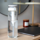Wessper ActiveMax Glass 680 ml Transparent – szklana butelka filtrująca, filtr węglowy, szkło borokrzemowe, ekologiczna, stylowa, bez BPA, kolor: przezroczysta