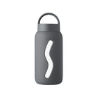 Mała szklana butelka na wodę Muuki Mini Bottle 500 ml Smoke Grey