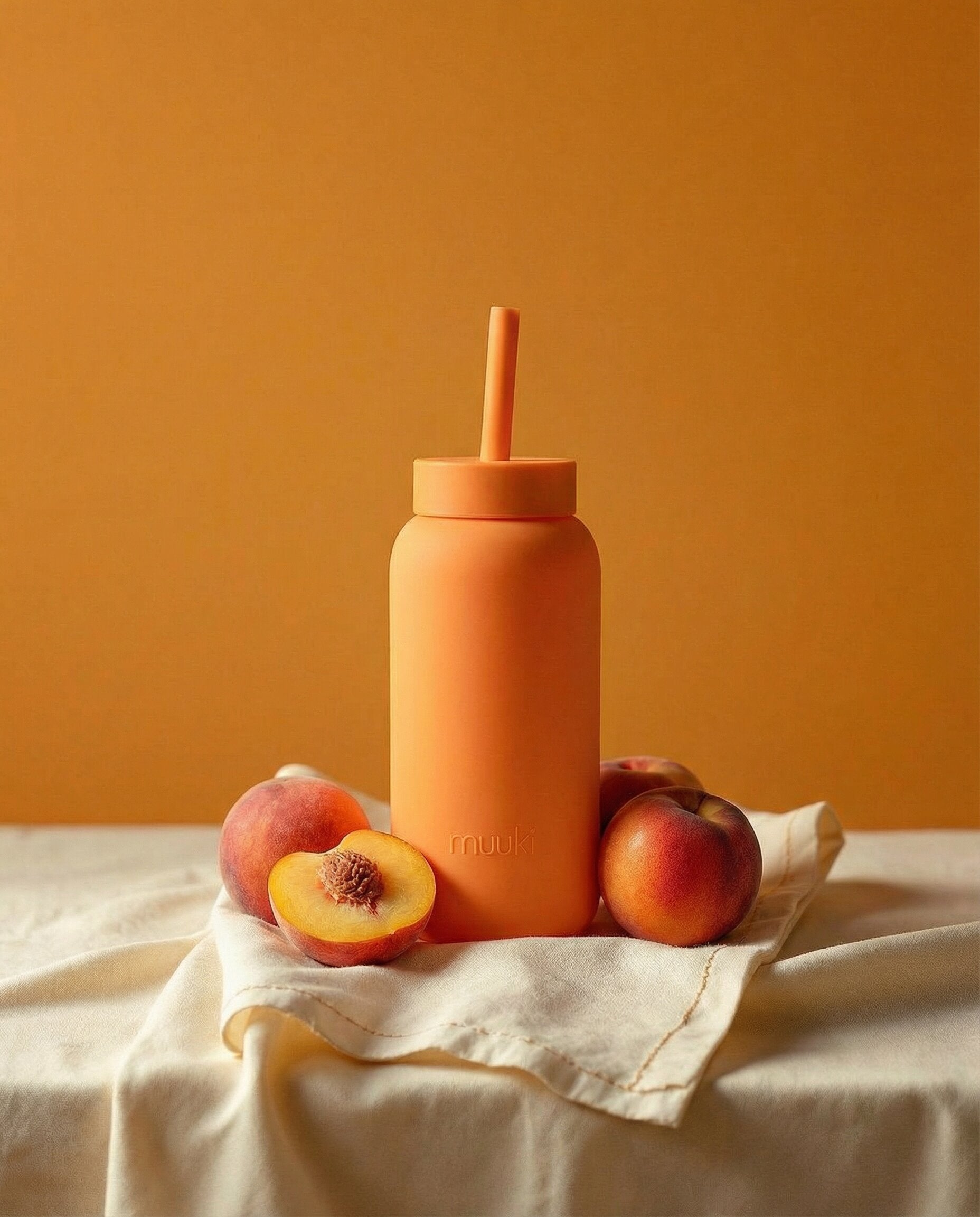 Butelka Muuki 720 ml z podziałką godzinową do monitorowania nawodnienia