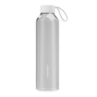 Wessper B1 Borosilicate szklana butelka motywacyjna – 1 litr,  szkło borokrzemowe, szczelna, miarka godzinowa, do zimnych i gorących napojów.