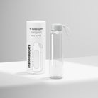 Wessper B1 Borosilicate szklana butelka motywacyjna – szkło borokrzemowe, szczelna, BPA free, miarka godzinowa, do zimnych i gorących napojów.