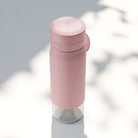 Wessper B2 GLASS Actitex™ 700 ml – szklana butelka filtrująca, redukuje chlor, szczelna, z licznikiem filtra, różowa