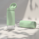 Wessper Actitex™ Glass 500 ml Mint– szklana butelka filtrująca ze szkła borokrzemowego, filtr Actitex™, bez BPA, ekologiczna i szczelna, kolor: zielona