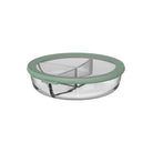 Mepal Cirqula Bento szklana miska z przegródkami 1100 ml Nordic Sage