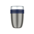 Termiczny pojemnik Mepal Lunch Pot - stalowy, z przegródką i izolacją, do pracy i szkoły, kolor: nordic blue