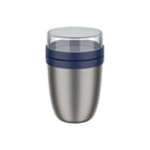 Termiczny pojemnik Mepal Lunch Pot - stalowy, z przegródką i izolacją, do pracy i szkoły, kolor: nordic blue