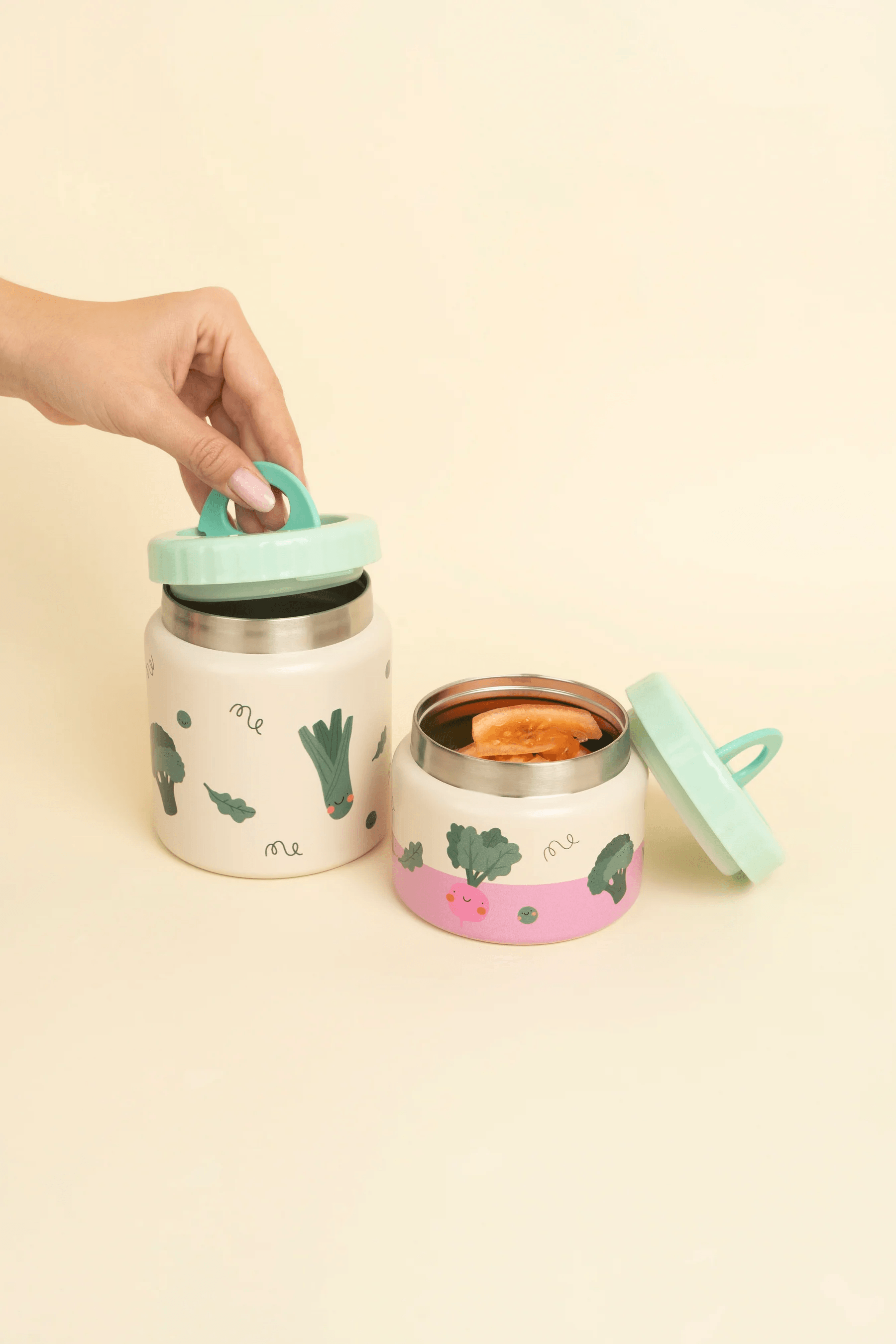 The Cotton Cloud 500 ml – stalowy termos obiadowy z rysunkami psów