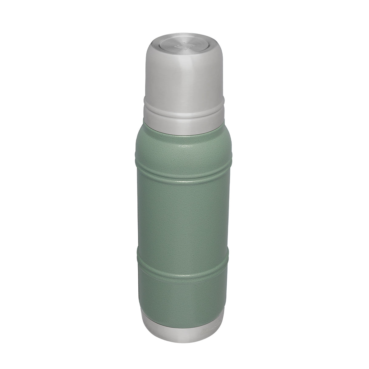 Zielony termos na kawę i herbatę STANLEY ARTISAN THERMOLOGY 4D™ Hammertone Green - stal nierdzewna, 1000 ml, ekstremalna izolacja, solidny i trwały, czysty smak bez plastiku, do napojów ciepłych i zimnych