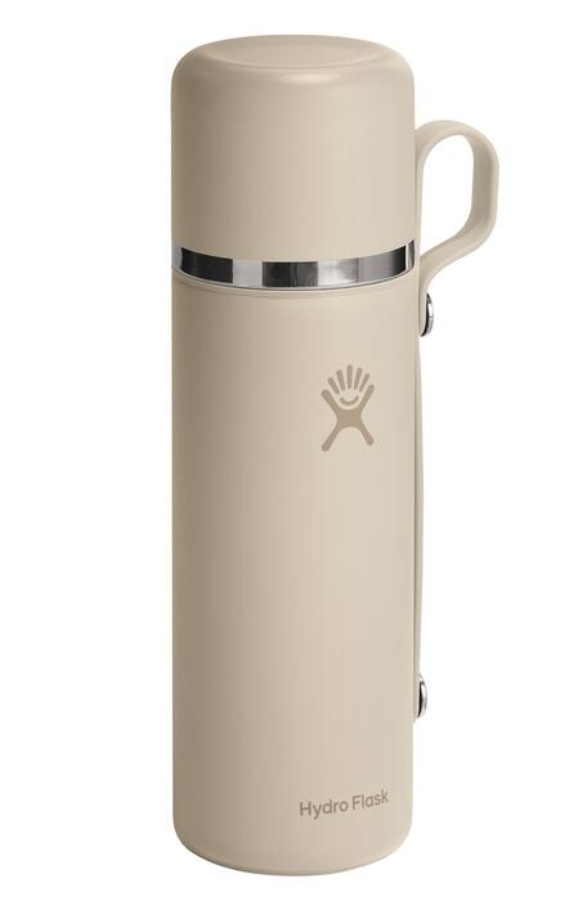 Beżowy termos turystyczny Hydro Flask 830 ml w kolorze owsianym Oat