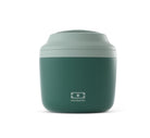 Monbento Element Green – termos obiadowy 550 ml. Utrzymuje ciepło do 10 h, 100% szczelny, stal nierdzewna 316. Idealny na zupy i obiady w podróży, kolor: zielony