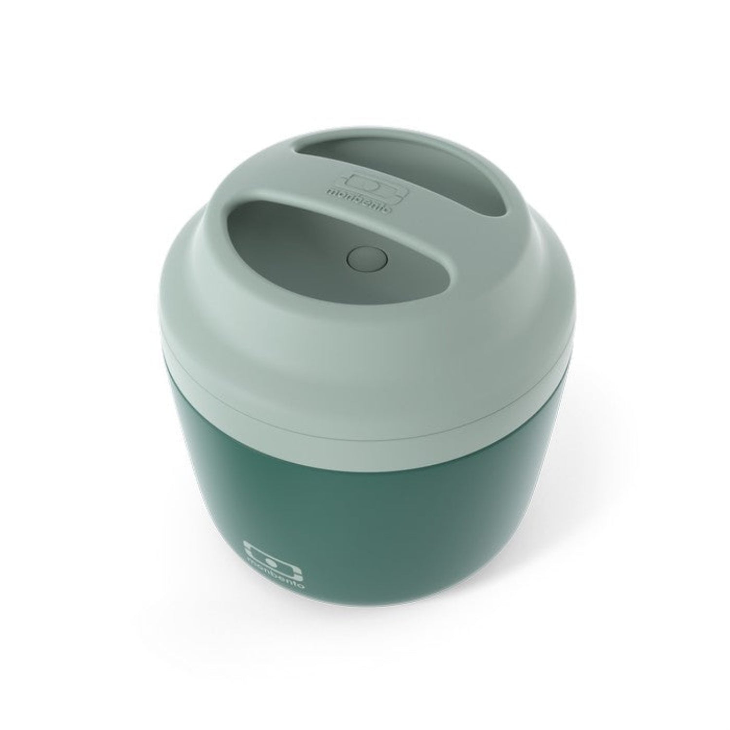 Monbento Element Green – termos obiadowy 550 ml. Utrzymuje ciepło do 10 h, 100% szczelny, stal nierdzewna 316. Idealny na zupy i obiady w podróży, kolor: zielony