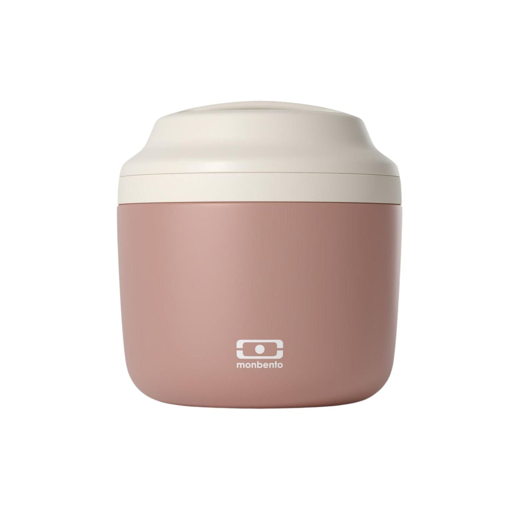 Monbento Element Pink Moka– termos obiadowy 550 ml. Utrzymuje ciepło do 10 h, 100% szczelny, stal nierdzewna 316. Idealny na zupy i obiady w podróży, kolor: różowy