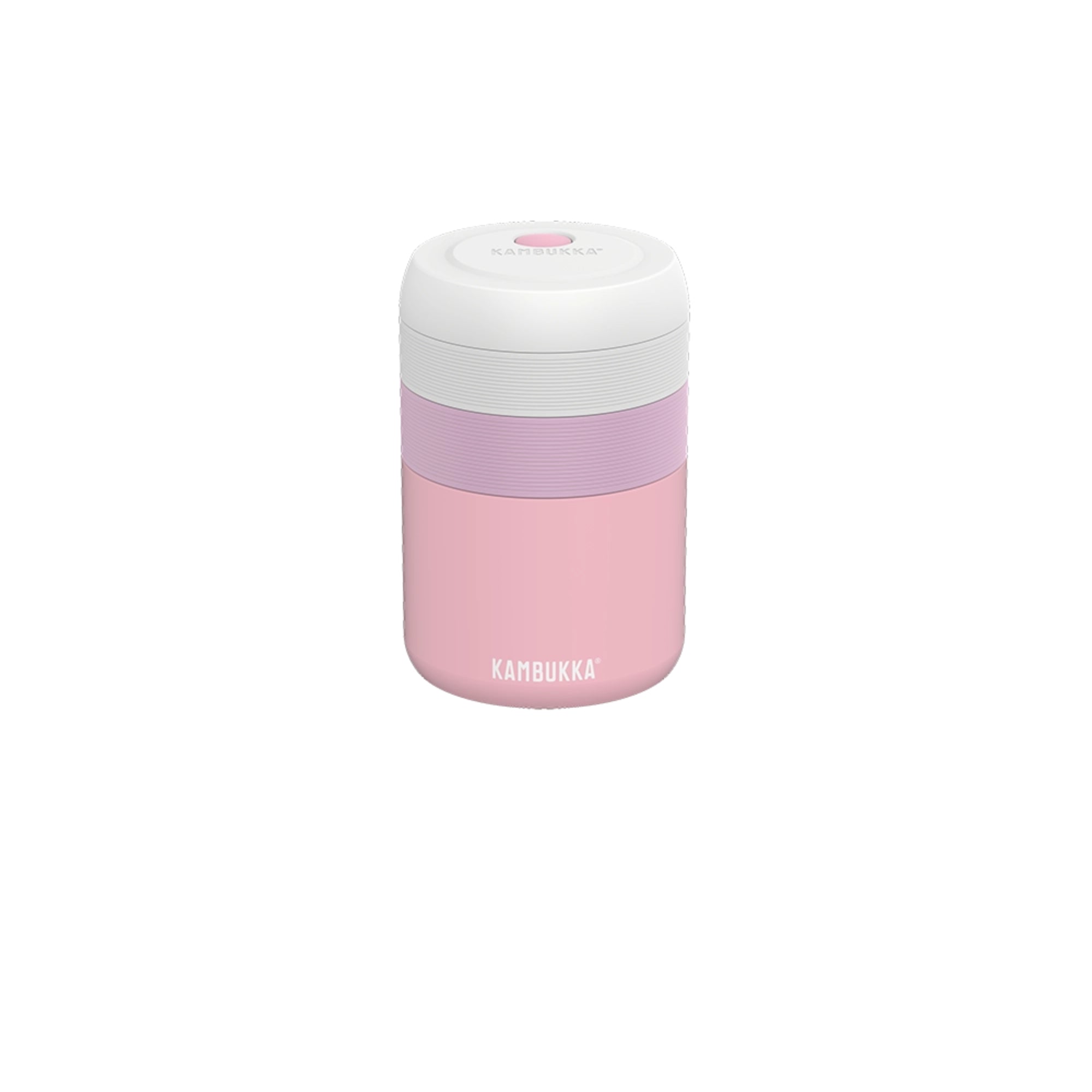 Termos obiadowy Kambukka Baby Pink – szczelny, utrzymuje ciepło 9h, łatwe otwieranie, bez BPA, kompaktowy i trwały, kolor: różowy