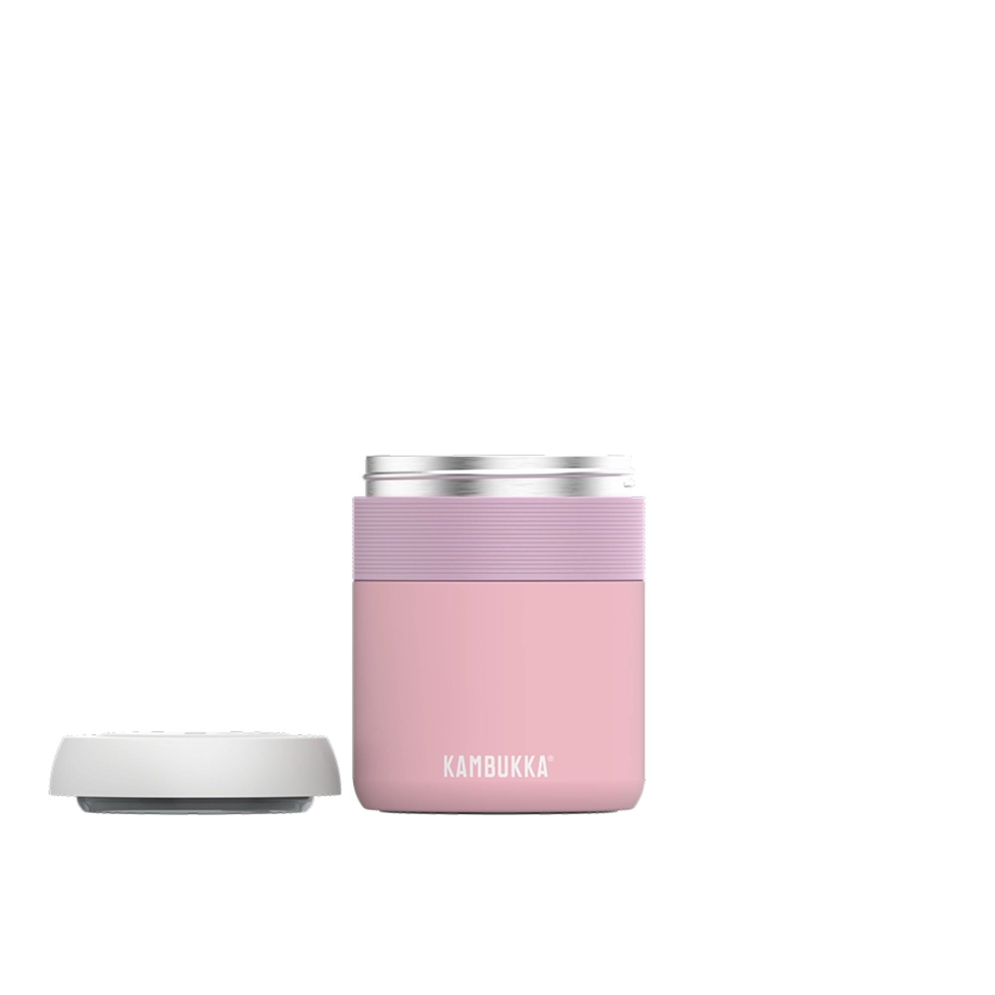 Termos obiadowy Kambukka Baby Pink – szczelny, utrzymuje ciepło 9h, łatwe otwieranie, bez BPA, kompaktowy i trwały, kolor: różowy