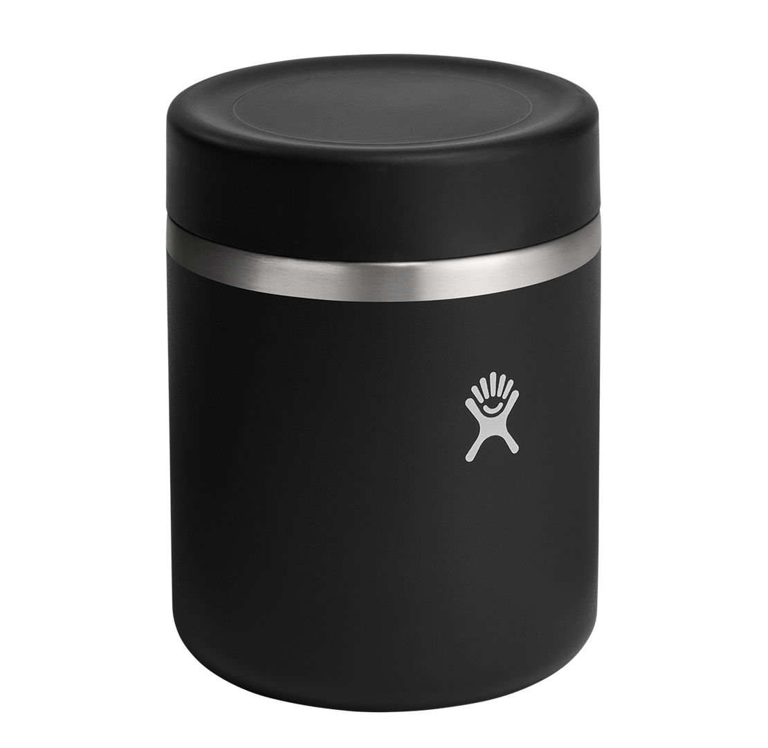 Termos obiadowy Hydro Flask Jar Black – czarny, podwójne ścianki TempShield™, szczelny, trwały, bez BPA, do gorących i zimnych posiłków.