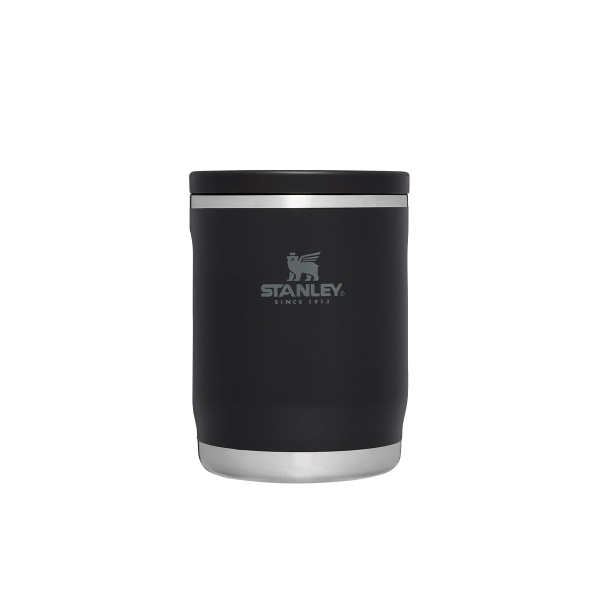 Czarny termos obiadowy Stanley Adventure 530 ml – szeroki wlew i wygodne użytkowanie