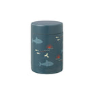 Termos obiadowy dla dzieci Fresk Shark - 300 ml, stal nierdzewna, lekki, szczelny i łatwy do otwierania, wzór: rekiny