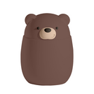 Asobu Bestie Foodie Brown Bear - termos obiadowy dla dzieci, 300 ml, stal nierdzewna, ergonomiczny kształt, odporny na zarysowania, zabawny kształt niedźwiedzia, kolor: brązowy