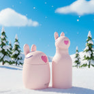 Asobu Bestie Foodie Bunny- termos obiadowy dla dzieci, 600 ml, stal nierdzewna, ergonomiczny kształt, odporny na zarysowania, zabawny kształt królika, kolor: różowy