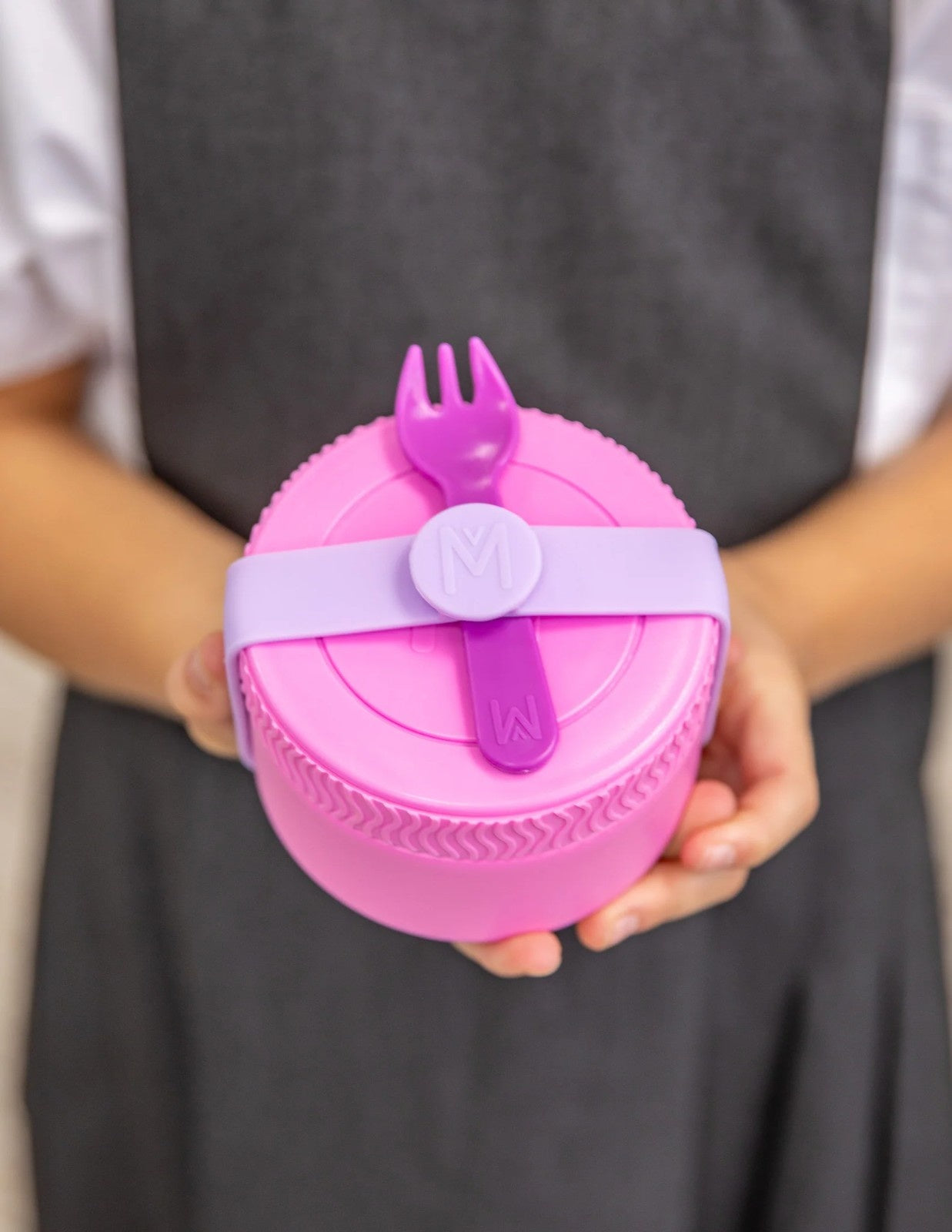 MontiiCo Food Jar Floss 200 ml – termos dla dzieci, szczelny, utrzymuje ciepło do 5 h, idealny do szkoły, kolor: różowy