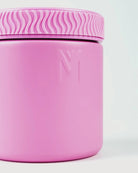 MontiiCo Food Jar Floss 400 ml – termos dla dzieci, szczelny, utrzymuje ciepło do 7 h, idealny do szkoły, kolor: różowy