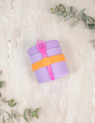 MontiiCo Food Jar Lilac 400 ml – termos dla dzieci, szczelny, utrzymuje ciepło do 7 h, idealny do szkoły, kolor: fioletowy