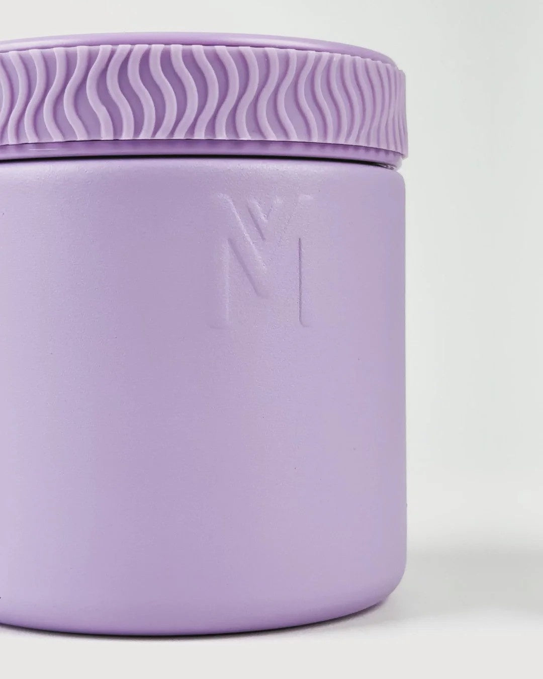 MontiiCo Food Jar Lilac 400 ml – termos dla dzieci, szczelny, utrzymuje ciepło do 7 h, idealny do szkoły, kolor: fioletowy
