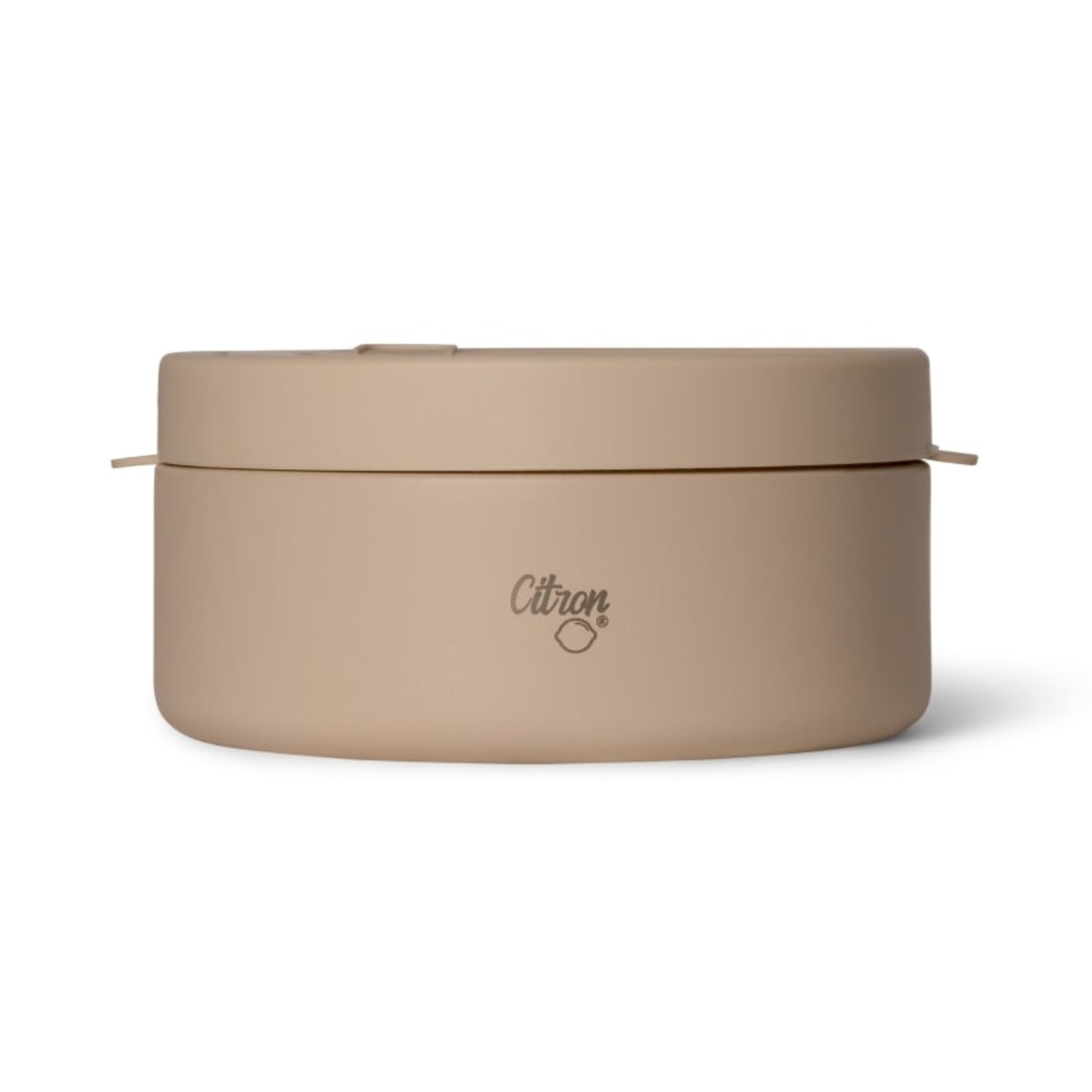 Termos obiadowy Citron 400 ml Beige z podziałką – stal nierdzewna, szczelny, beżowy, bez BPA, ciepło do 5h, zimno do 7h