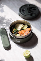 Termos obiadowy Citron 400 ml Black z podziałką – stal nierdzewna, szczelny, czarny, bez BPA, ciepło do 5h, zimno do 7h