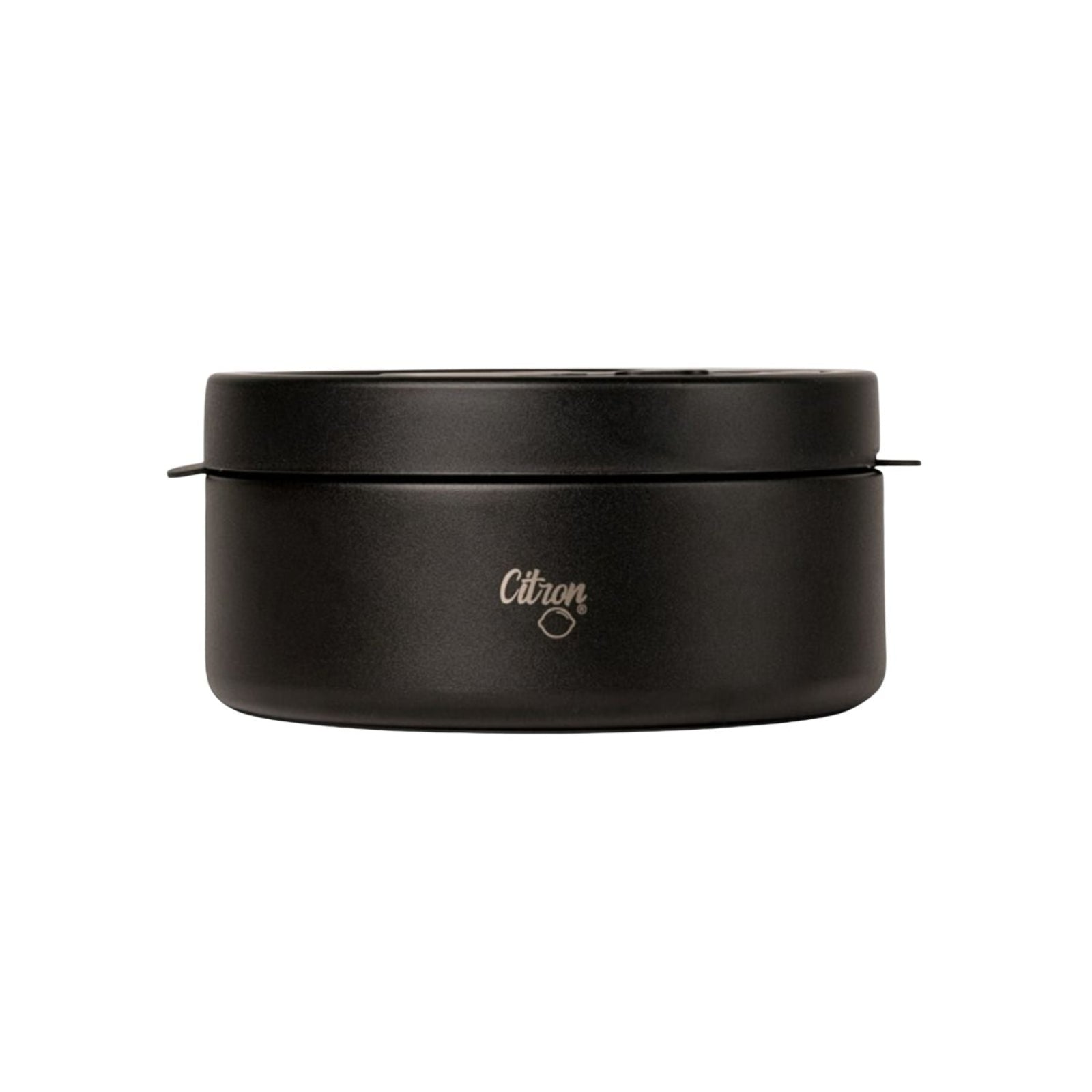 Termos obiadowy Citron 400 ml Black z podziałką – stal nierdzewna, szczelny, czarny, bez BPA, ciepło do 5h, zimno do 7h