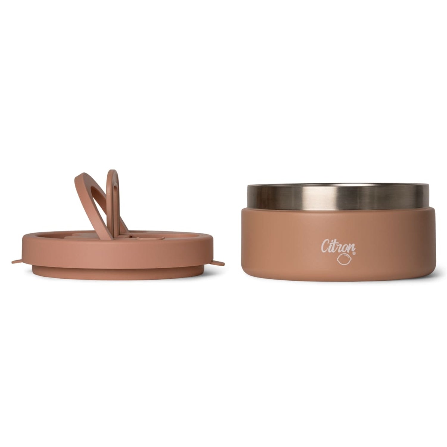 Termos obiadowy Citron 400 ml Blush Pink z podziałką – stal nierdzewna, szczelny, bez BPA, ciepło do 5h, zimno do 7h