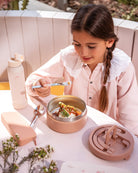 Termos obiadowy Citron 400 ml Blush Pink z podziałką – stal nierdzewna, szczelny, bez BPA, ciepło do 5h, zimno do 7h