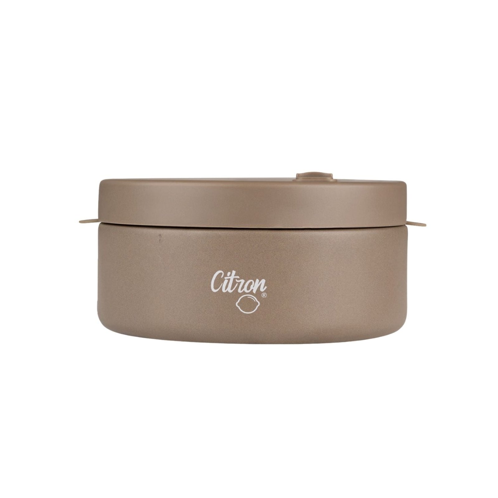 Termos obiadowy Citron 400 ml Brown z podziałką – stal nierdzewna, szczelny, brązowy, bez BPA, ciepło do 5h, zimno do 7h