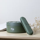 Termos obiadowy Citron 400 ml Olive Green z podziałką – stal nierdzewna, szczelny, oliwkowy, bez BPA, ciepło do 5h, zimno do 7h