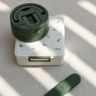 Termos obiadowy Citron 400 ml Olive Green z podziałką – stal nierdzewna, szczelny, oliwkowy, bez BPA, ciepło do 5h, zimno do 7h