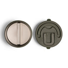 Termos obiadowy Citron 400 ml Olive Green z podziałką – stal nierdzewna, szczelny, oliwkowy, bez BPA, ciepło do 5h, zimno do 7h