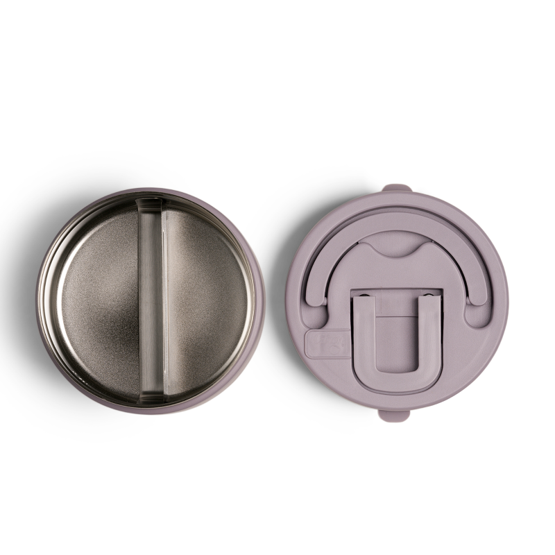 Termos obiadowy Citron 400 ml Purple z podziałką – stal nierdzewna, szczelny, fioletowy, bez BPA, ciepło do 5h, zimno do 7h