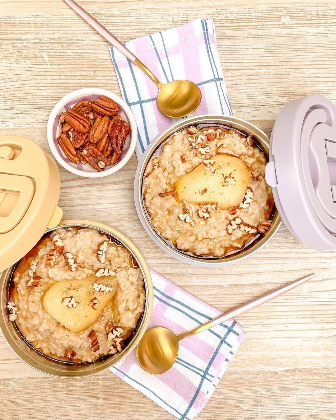 Termos obiadowy Citron 400 ml Purple z podziałką – stal nierdzewna, szczelny, fioletowy, bez BPA, ciepło do 5h, zimno do 7h