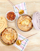 Termos obiadowy Citron 400 ml Purple z podziałką – stal nierdzewna, szczelny, fioletowy, bez BPA, ciepło do 5h, zimno do 7h