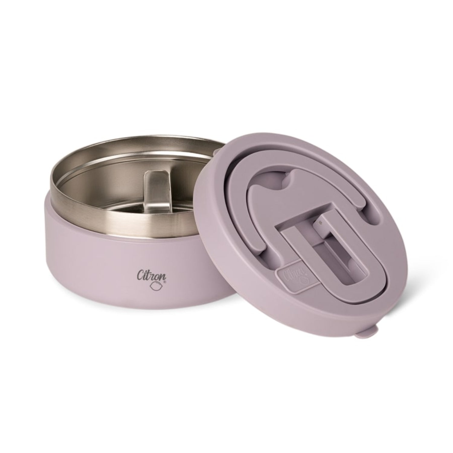 Termos obiadowy Citron 400 ml Purple z podziałką – stal nierdzewna, szczelny, fioletowy, bez BPA, ciepło do 5h, zimno do 7h