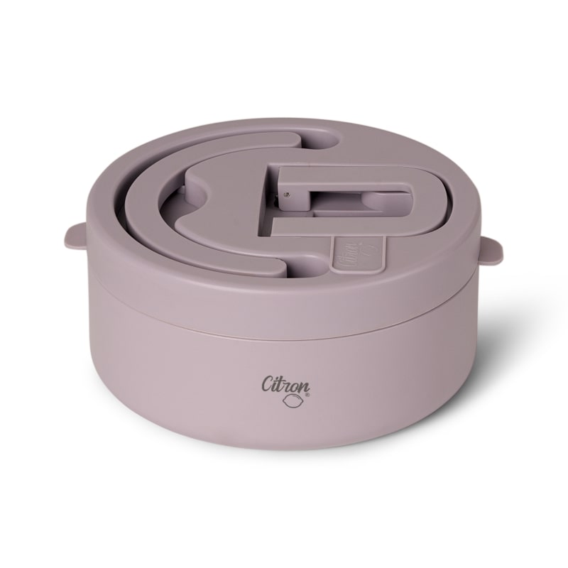 Termos obiadowy Citron 400 ml Purple z podziałką – stal nierdzewna, szczelny, fioletowy, bez BPA, ciepło do 5h, zimno do 7h
